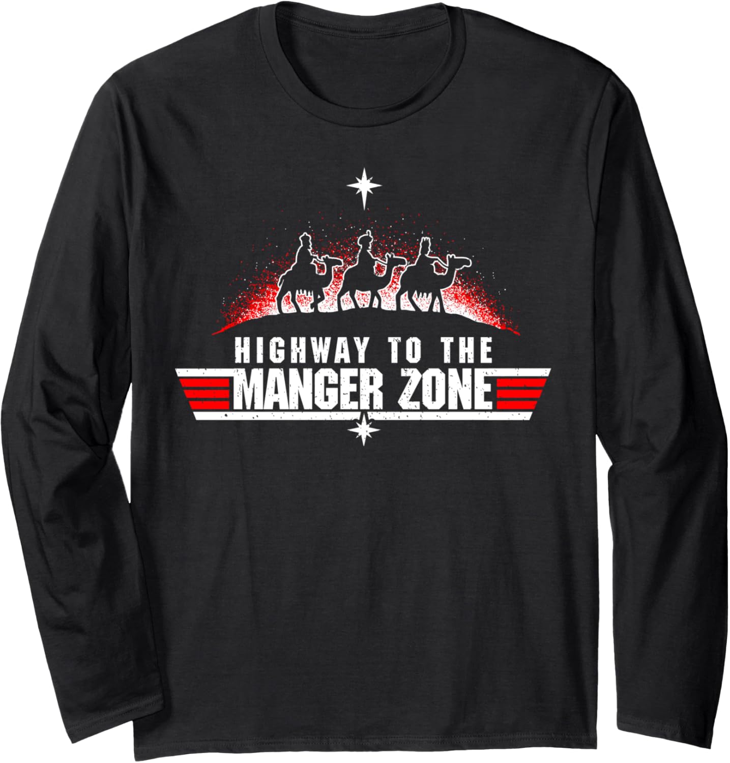 Highway To The Manger Zone Funny Christmas