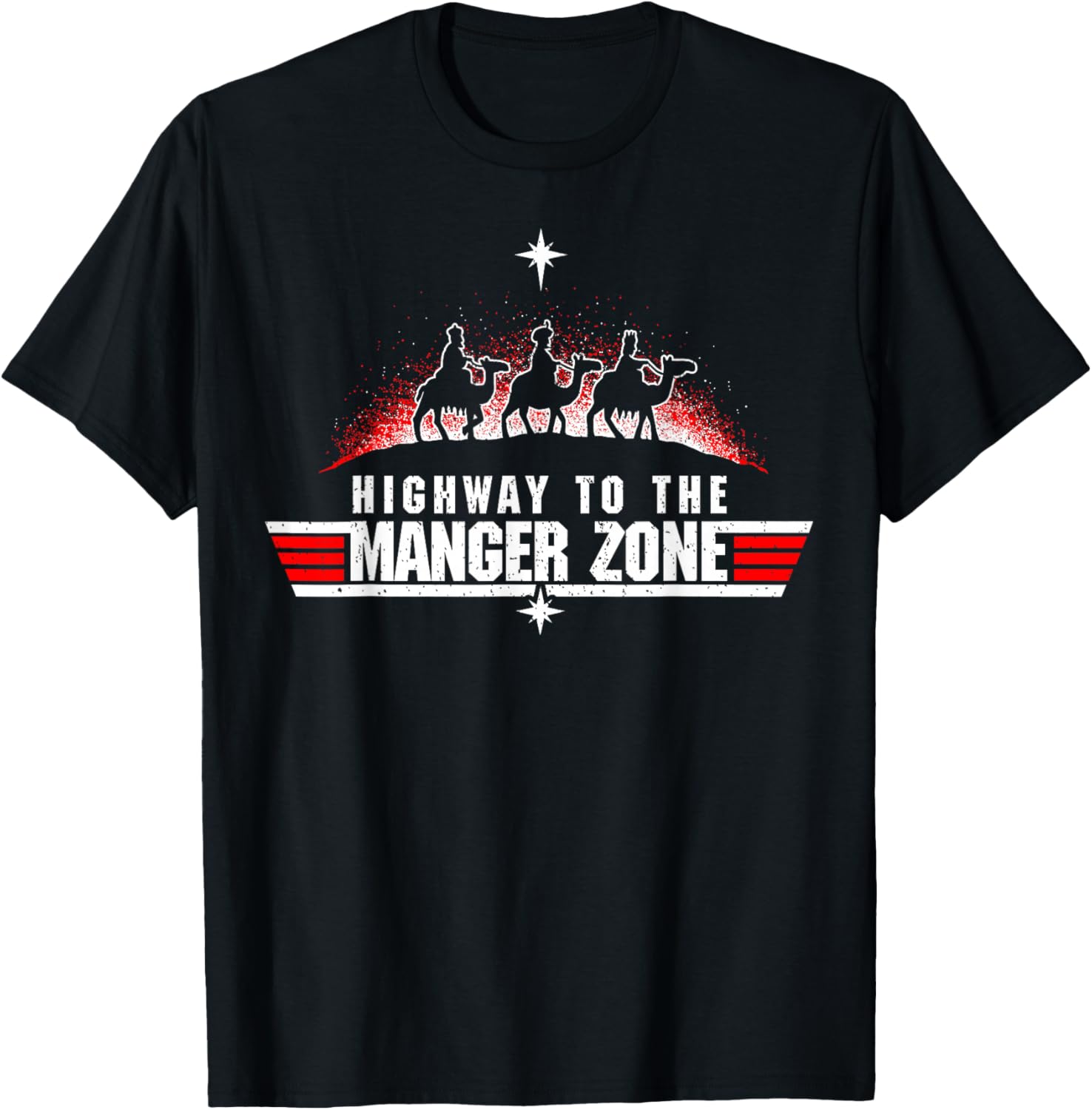 Highway To The Manger Zone Funny Christmas