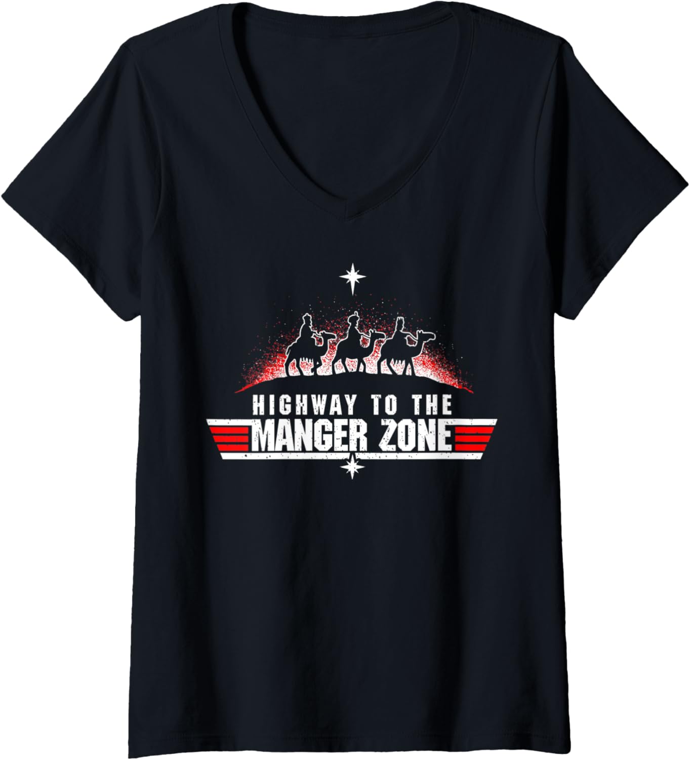 Highway To The Manger Zone Funny Christmas